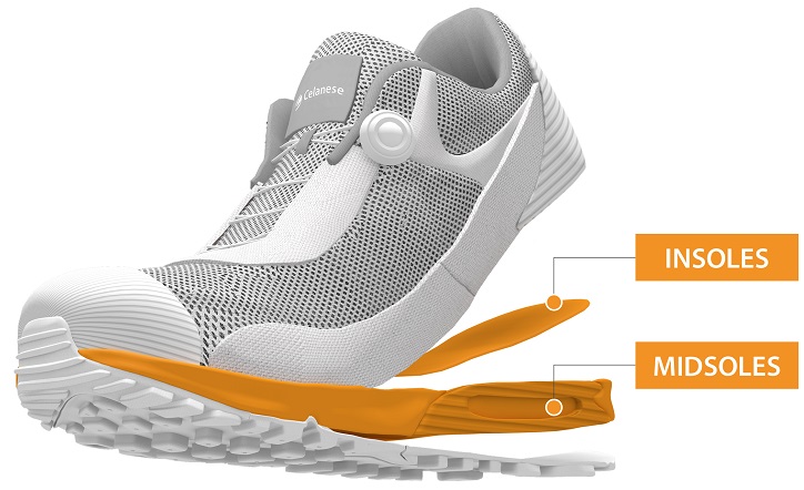 Celanese advances bio-based TPE for foamed footwear | European Rubber ...