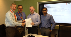  Left to right; Diederik Neeb, Chris Day, Andrew Laird and Sumantra Dasgupta of Shell Global Purchasing.