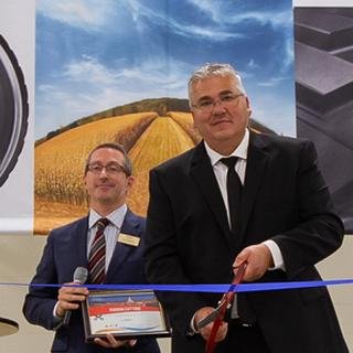 Camso celebrates opening of rubber track plant in US