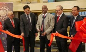  Opening the new lab (l to r): Dr Fauzi Mohd Som, TARRC CEO, Dato’ Dr Zairossani bin Mohd Nor, director general of the MRB, Sankara Narayanan Nair, chairman of MRB board, Yeaw Kok Kwey, TARRC board member and Wan Ahmad Asmady Wan Md Din, TARRC board member.