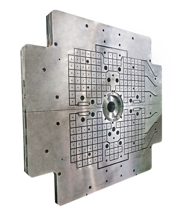 Roemheld Rivi, a manufacturer of magnetic clamping plates for securing dies and moulds and, it believes, the only magnetic die clamping maker with technology to operate in the rubber sector – this due to the ability of its M-TECS series plates to withstand temperatures up to 240°C.