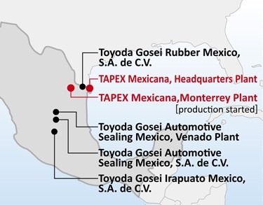 Toyoda Gosei starts production at new plant in Mexico